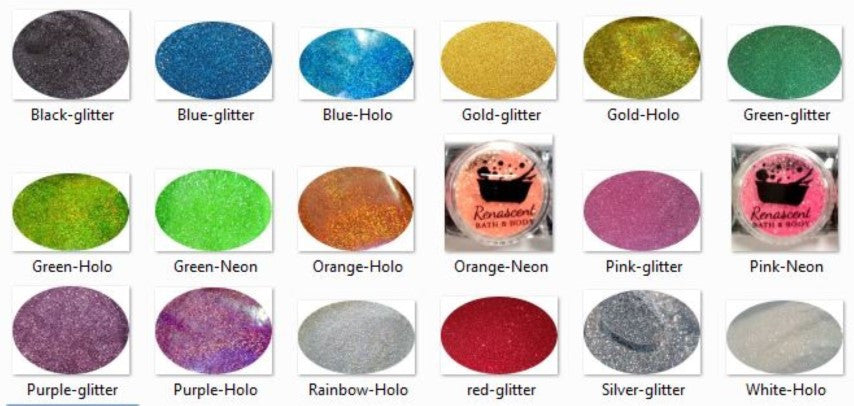 Cosmetic Grade GLITTER 20gm Jar