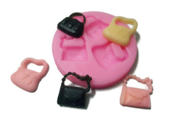 Handbags Mini (3 cavities) Silicone Mould