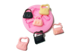Handbags Mini (3 cavities) Silicone Mould