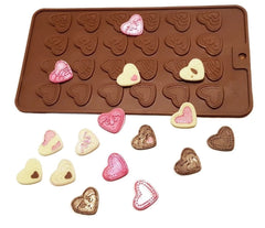 Heart Delicate 24 cavity Chocolate Silicone Mould