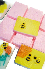 Honeybee Rectangle 6 cavity Silicone Mould