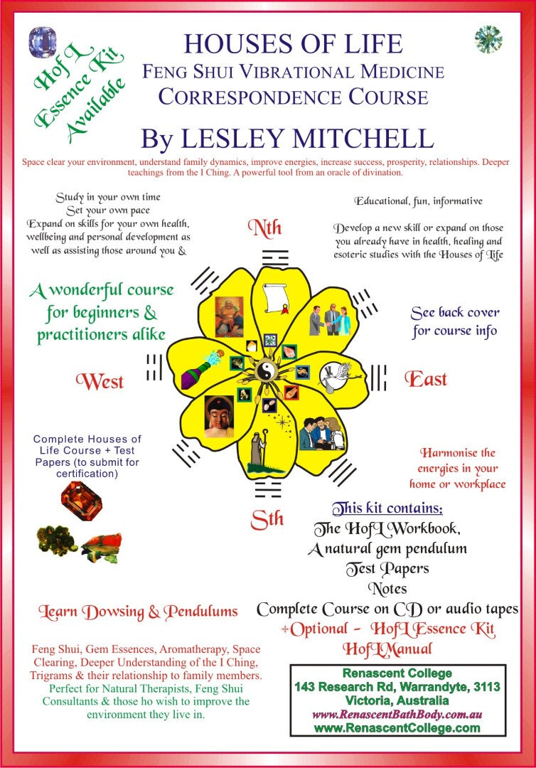 Feng Shui HOUSES OF LIFE Correspondence Course