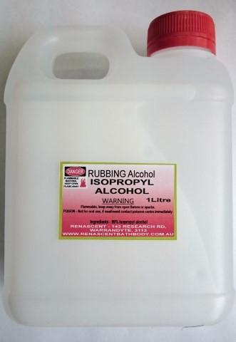 Isopropyl Alcohol 99.9% or 70% Proof - Up to 300ml can be posted or Local Pick up from Clifton Springs