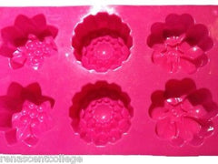 Flowers Silicone (6 Cavities - Different Shapes) Mould