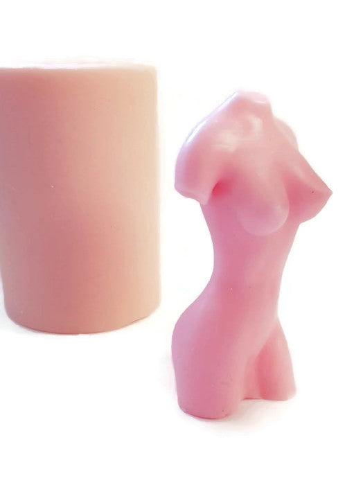 Lady Torso Mannikin Body Silicone Mould  Renascent Bath and Body