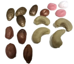 Nuts + Choc Drops Silicone Mould (16 cavities)