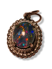 Opal Gemstone Pendant Genuine