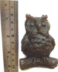 Owl on a Log Silicone Soap Mould