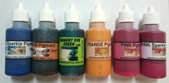 6 X Specialty Pigment Colours - Liquid 30ml