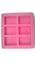 Rectangle (6 Cavity) Silicone Soap Mould