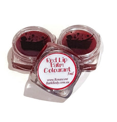 Red Edible Lip Balm Colour Pot Concentrated