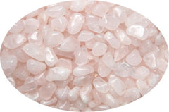 Rose Quartz Crystal Tiny Tumbled Polished Gemstone Specimen 100-500gms