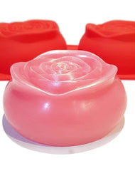 Rose Rounded Candle 2 cavity Silicone Mould