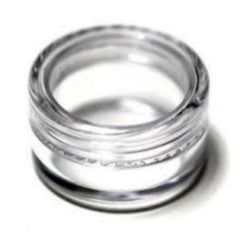 5ml Round Clear Pots + Lids