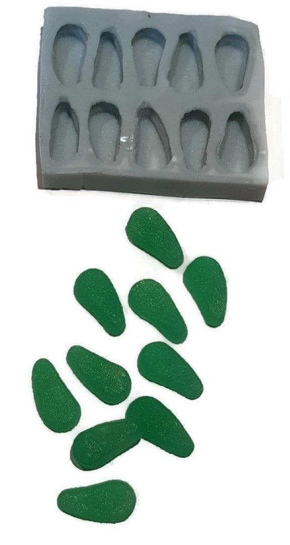Lolly Spearmint Leaves Silicone Mould