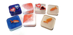 Square Bevelled (9 Cavity) Silicone Mould