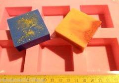 Square (6 Cavity) Silicone Soap Mould