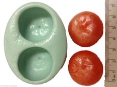 Oranges Guest (2 cavities) Silicone Mould