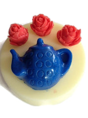Roses and Tea Silicone Mould