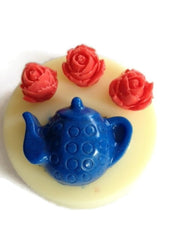 Roses and Tea Silicone Mould