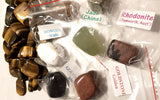 TIGER EYE  Tumbles + 7 Huge Tumbled Gems