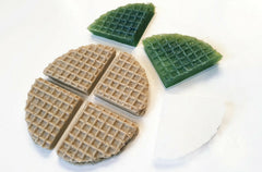 Waffle Wafer Quarter Biscuit Silicone Mould (8 Cavities)