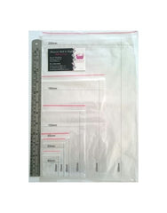 Self Seal Clear Zip Lock Plastic Bags 2.5x3.5in (65 x 85mm) x 100