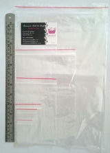 Self Seal Clear Zip Lock Plastic Bags 6x9 (A5) (150 x 230mm) x 100