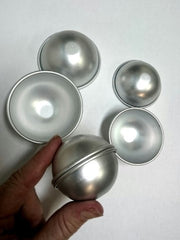 Metal Bath Bomb Sphere Mould 45mm