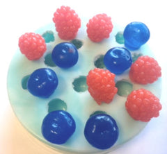 Blueberries, Blackberries, Raspberries (14 Cavity) Embed Silicone Mould