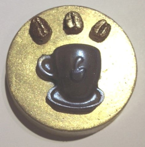 Coffee Cup and Beans Silicone Mould