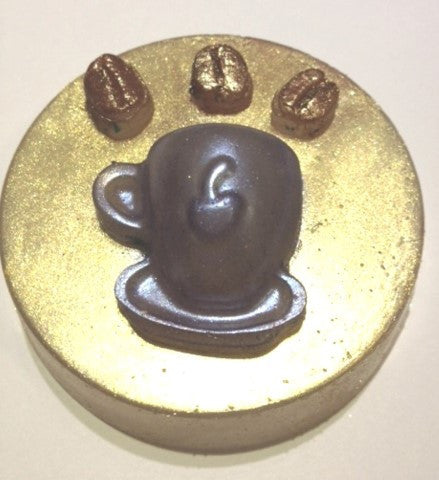 Coffee Cup and Beans Silicone Mould