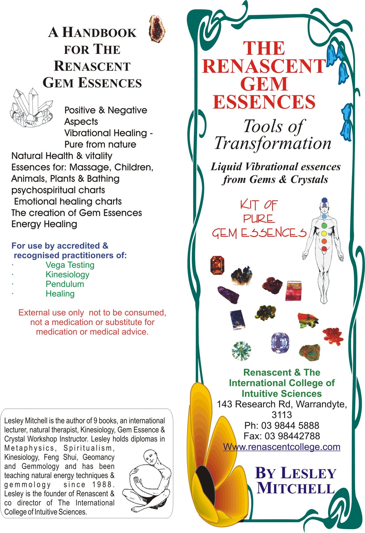Gem Essences - 40 Varieties, Stock Strength 10ml