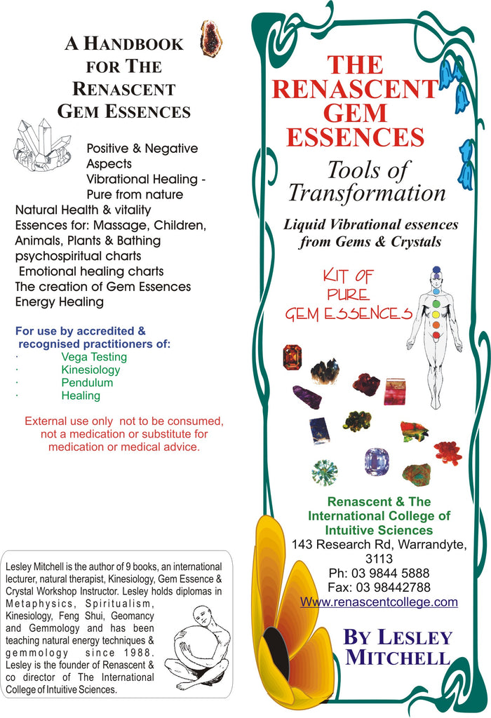 Gem Essences - 40 Varieties, Stock Strength 10ml