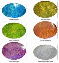 *Cosmetic Grade Glitter Kit of 6 Holographic Colours
