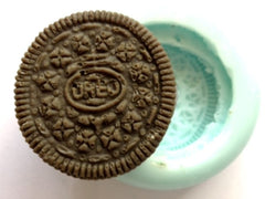Chocolate Cookie Round Biscuit Silicone Mould