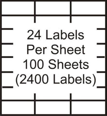 14 x 100 Address Mailing Label  Peel + Stick 50% Off