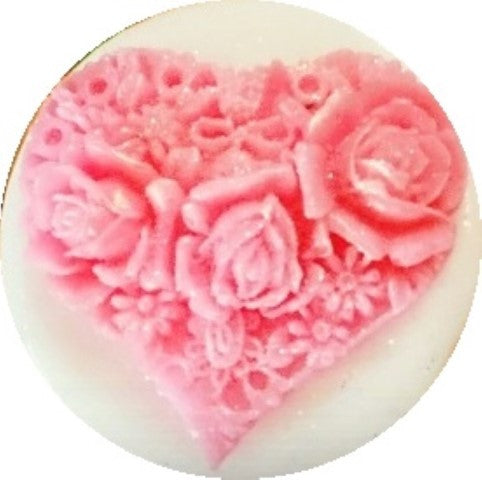Rose Heart Mini Silicone Mould