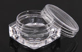 5ml Square Clear Pots + Lids