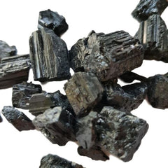 Black Schorl Tourmaline Gemstone Crystals 250gm