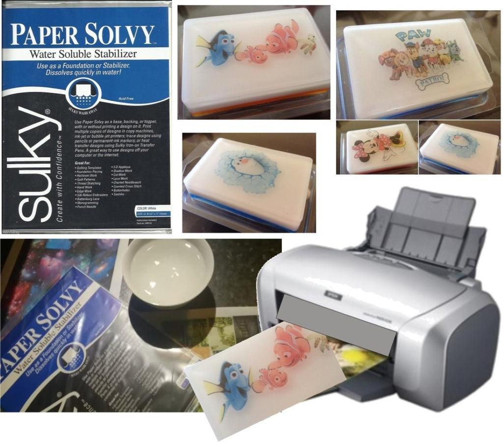 Water Soluble Paper Labels on a Roll Use First 2x2 , SKU: LB-4183